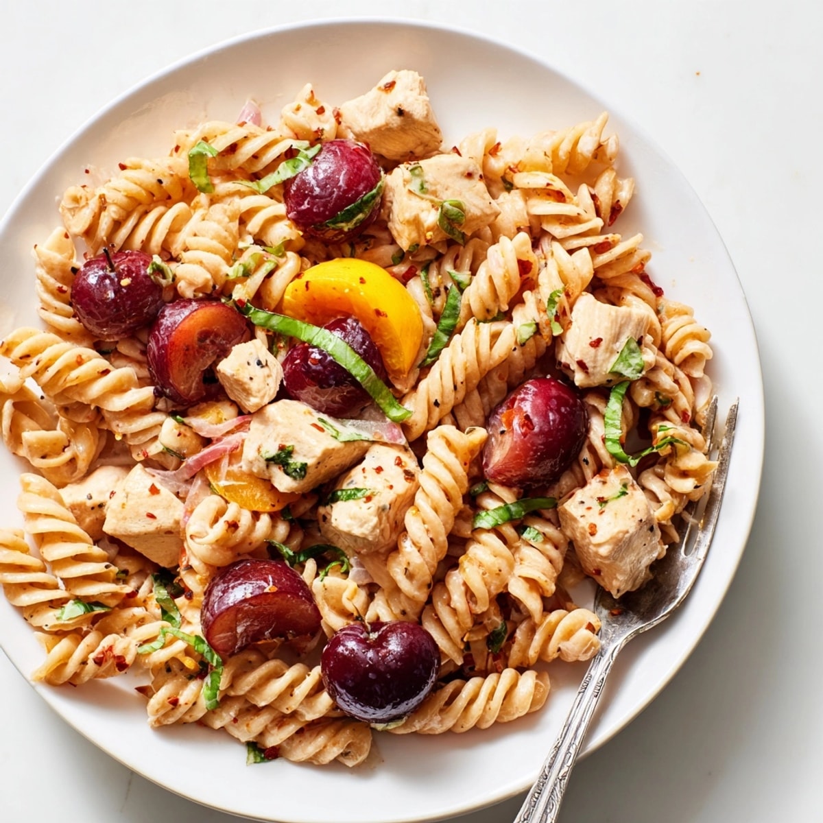 Easy weeknight Cherry Jalape&amp;ntilde;o Chicken Pasta recipe&amp;mdash;sweet heat, tender chicken, creamy sauce.