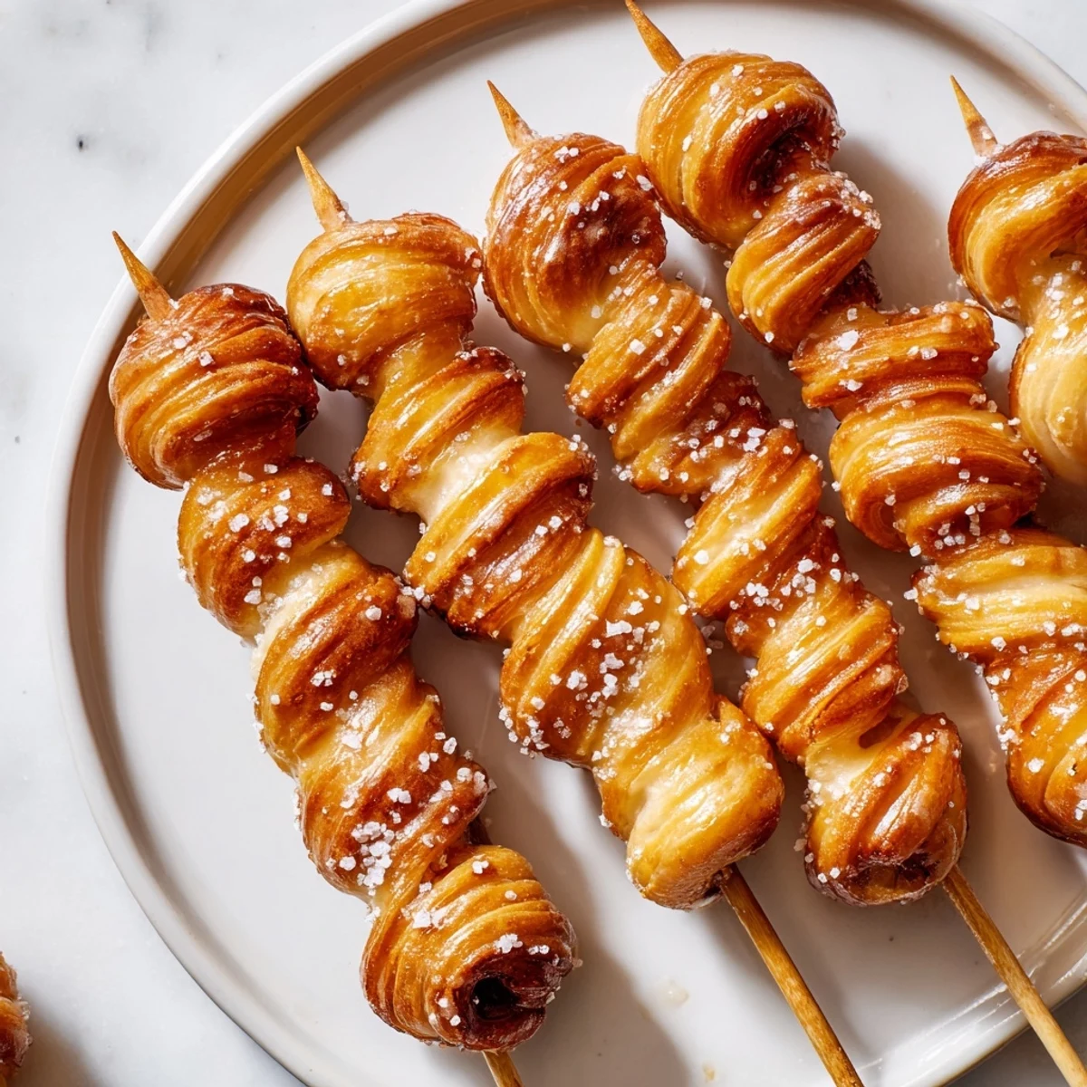Cream Soda Flaky Pretzel Biscuit