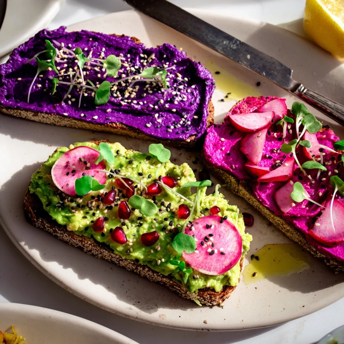 Bright Bold Breakfast Toasts