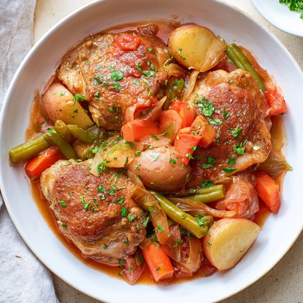 Slow Cooker Chicken Vegetable