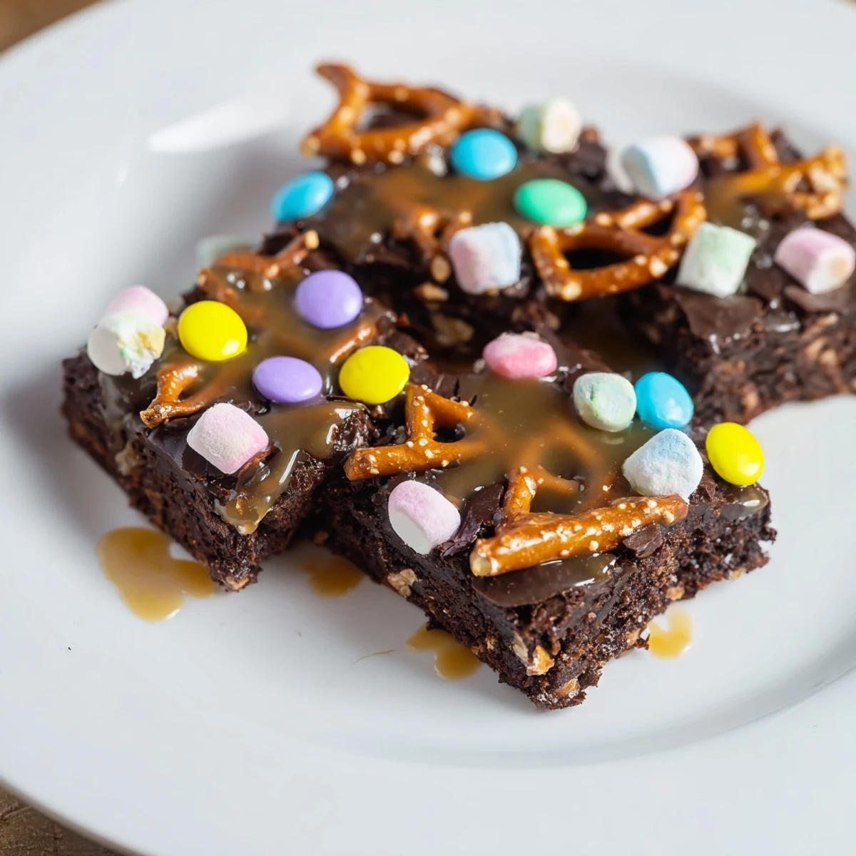 Warm, gooey Chaos Chocolate Cake Bites boasting a delightful mix of textures and deliciousness.