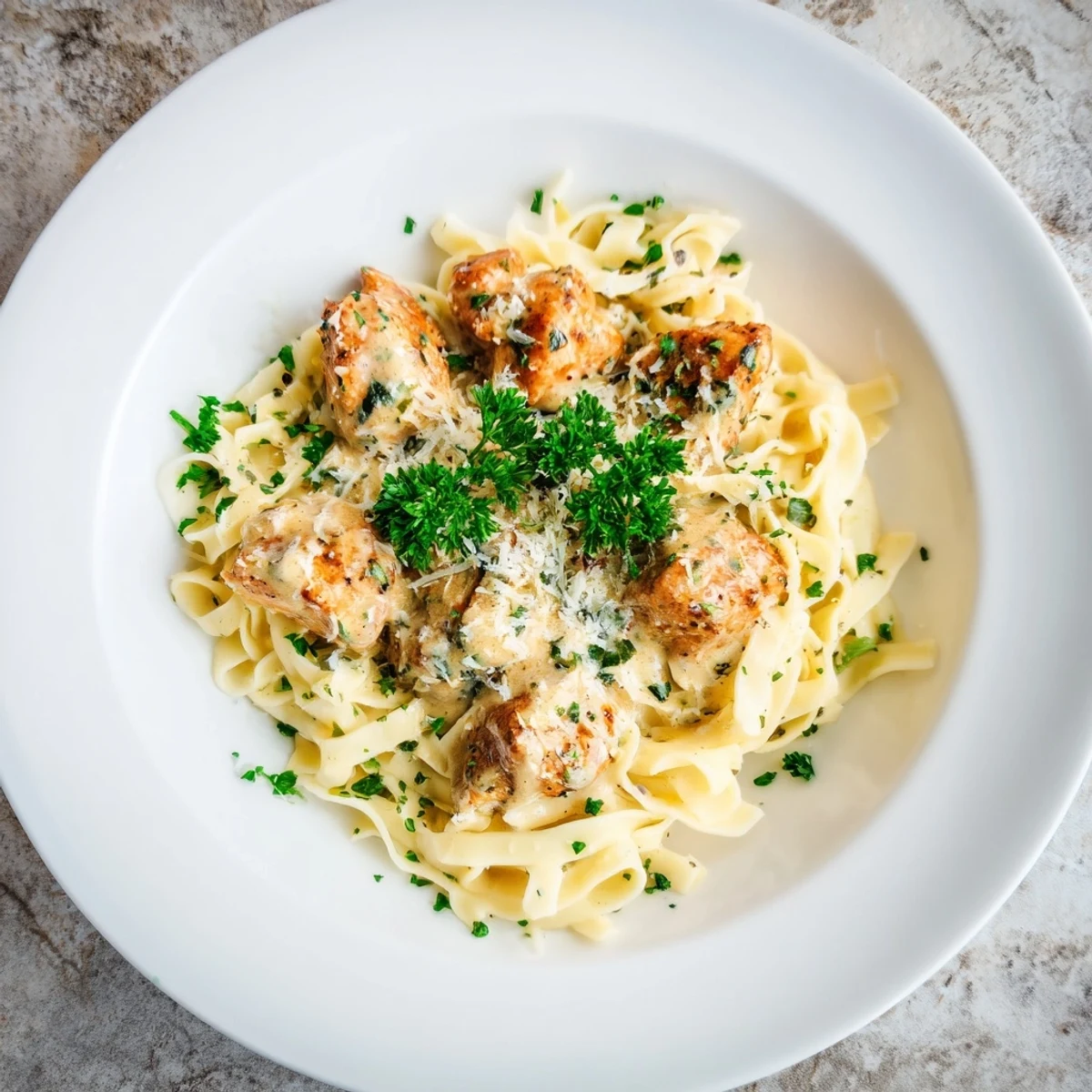 Golden Cowboy Butter Chicken Pasta, a creamy, spicy dish with perfectly cooked chicken and pasta.
