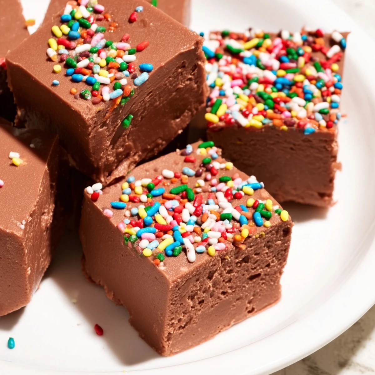 3-Ingredient Christmas Fudge Squares