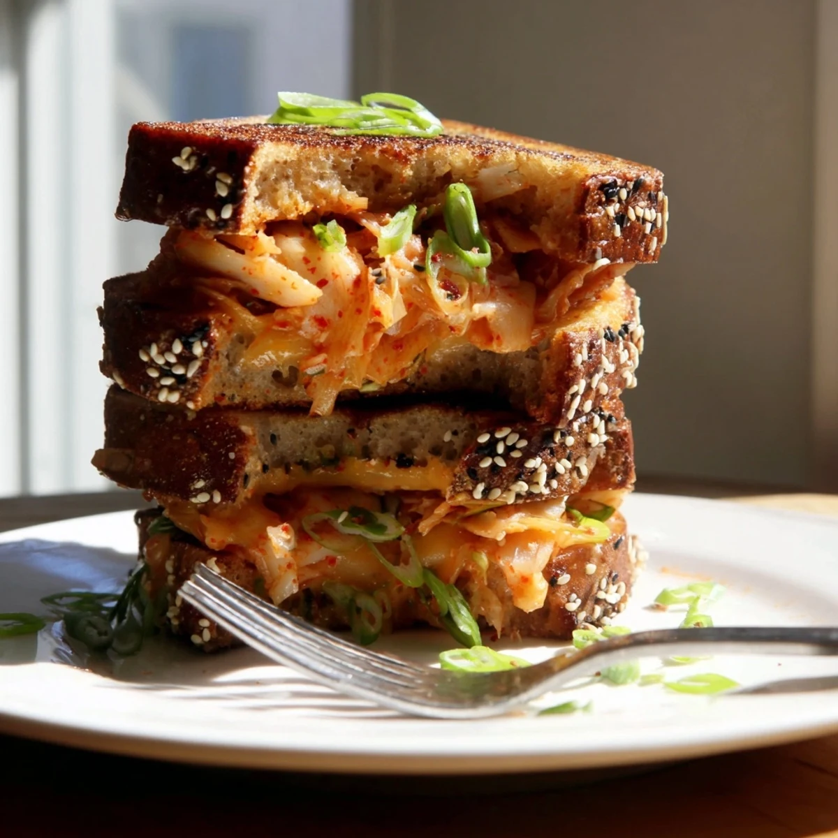 Skillet Kimchi Cheddar Cheese