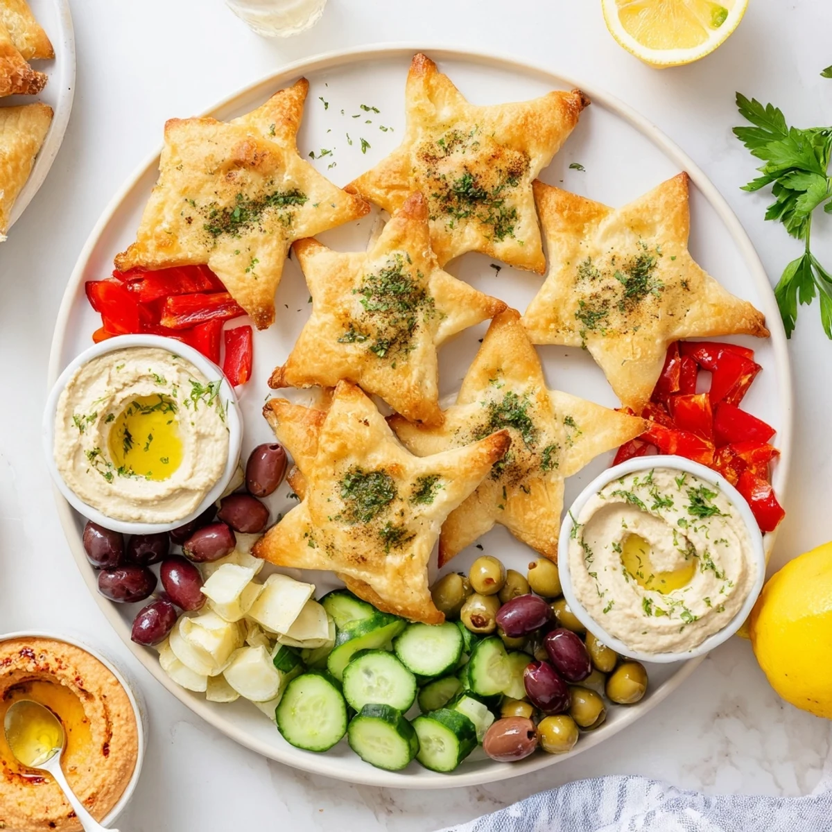 Three Kings Star Pita Board
