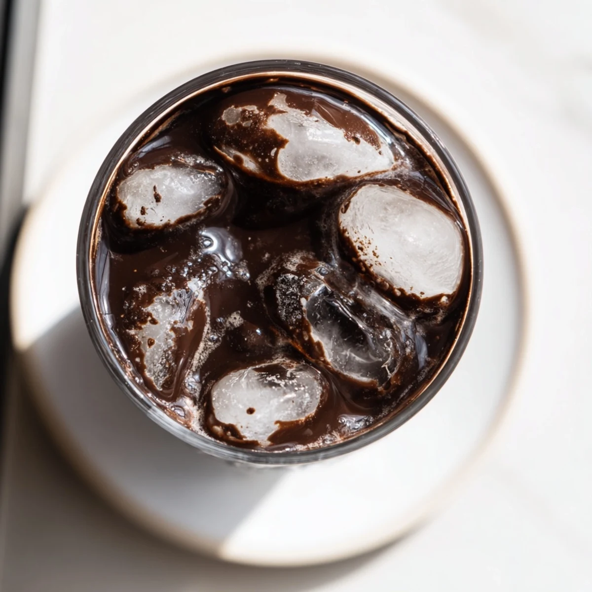 Chocolate Cracking Iced Latte