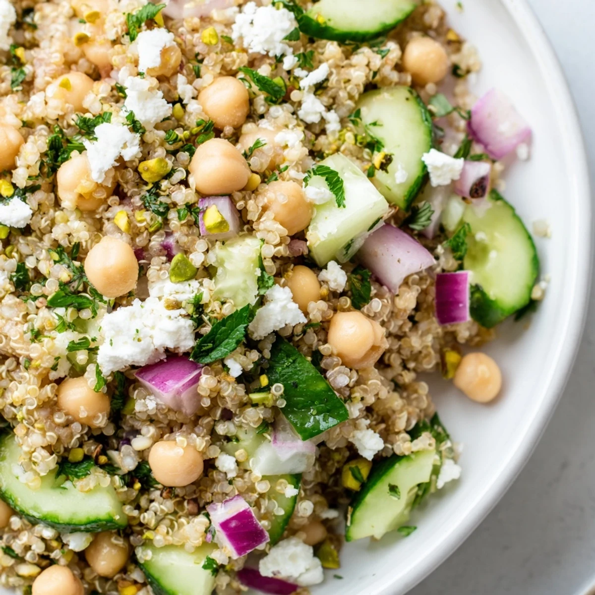 A light and healthy Jennifer Aniston Salad, perfect for a Mediterranean-inspired lunch or dinner.