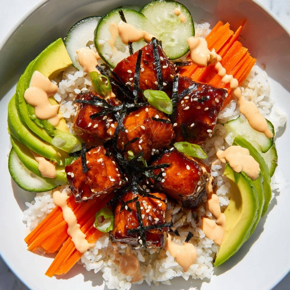 Teriyaki Salmon Rice Bowl