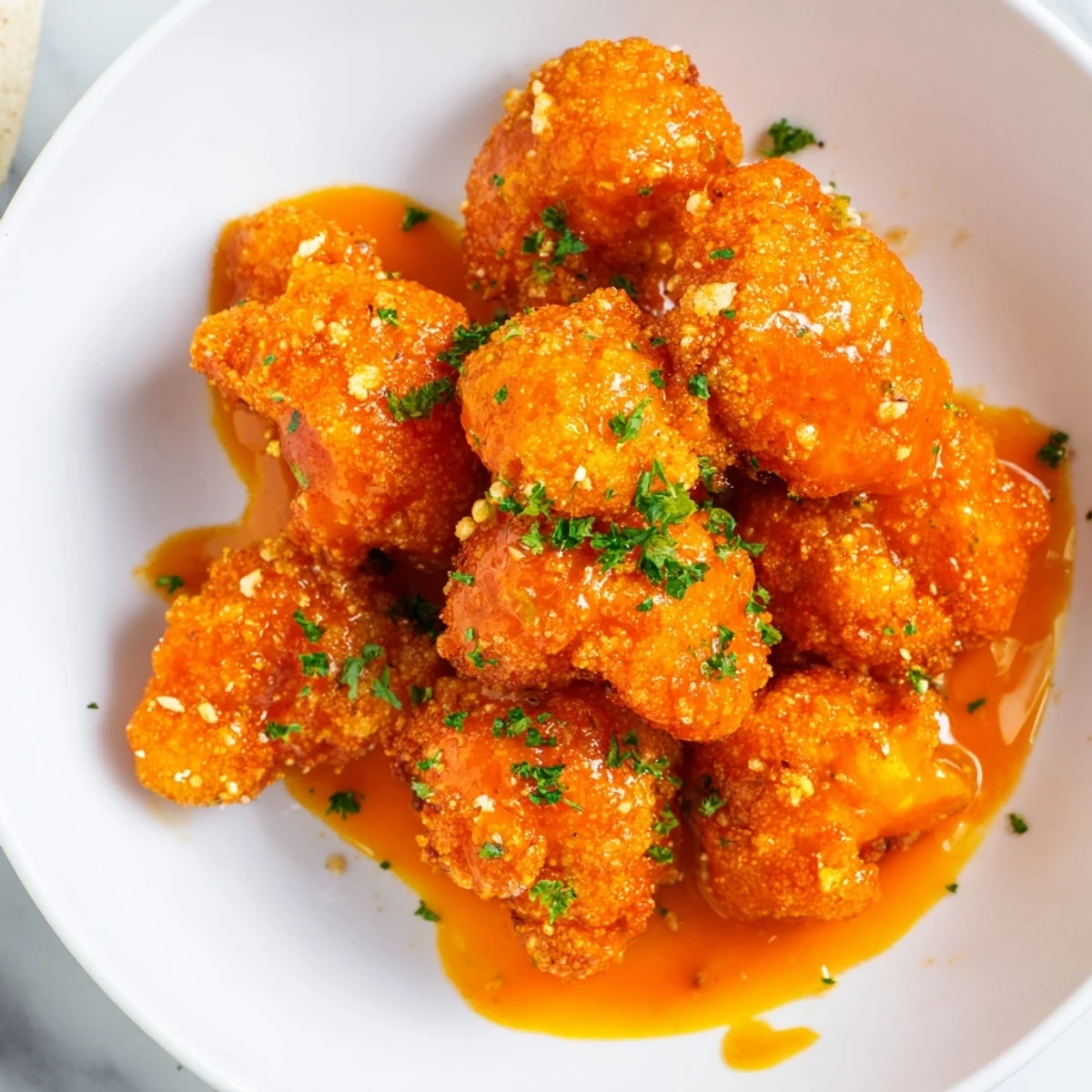 Buffalo Cauliflower Bites
