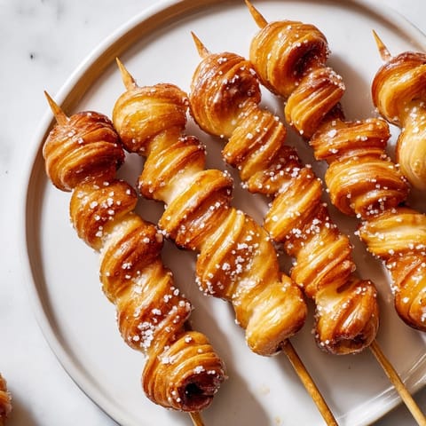 Cream Soda Flaky Pretzel Biscuit