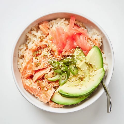Leftover Salmon Rice Bowl