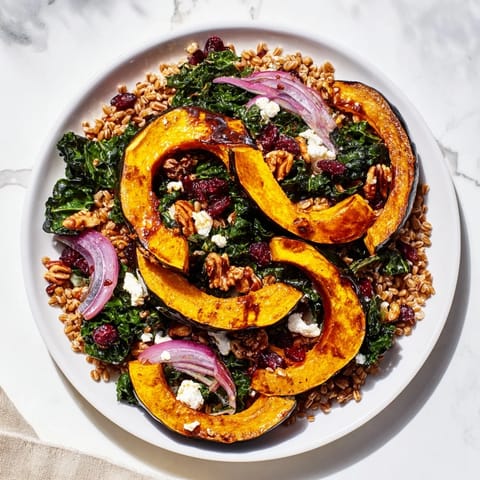 Farro Mustard Green Salad