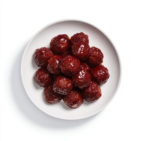 Cherry-Glazed Mini Meatballs