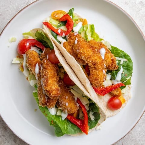 Crispy Santa Hat Chicken Wrap