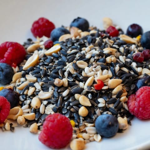 Singing Bird Seed Berry Platter