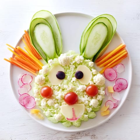 Easter Bunny Spring Platter