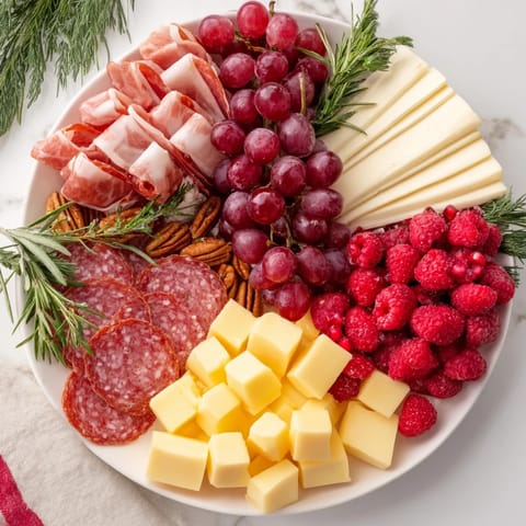 Meat Cheese Festive Stocking