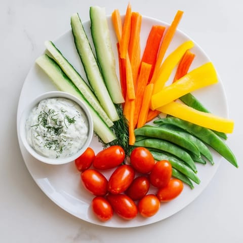 Fan-Shaped Cucumber Carrot Platter