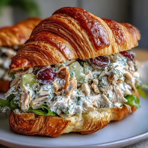 Picnic Chicken Salad Croissants