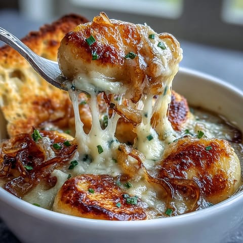 Gnocchi French Onion Soup