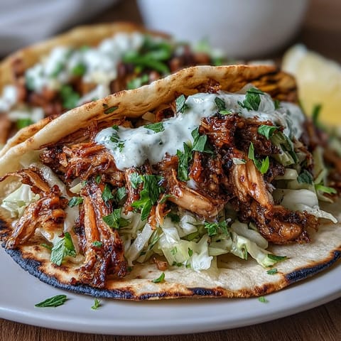 Roasted Chicken Cabbage Tacos