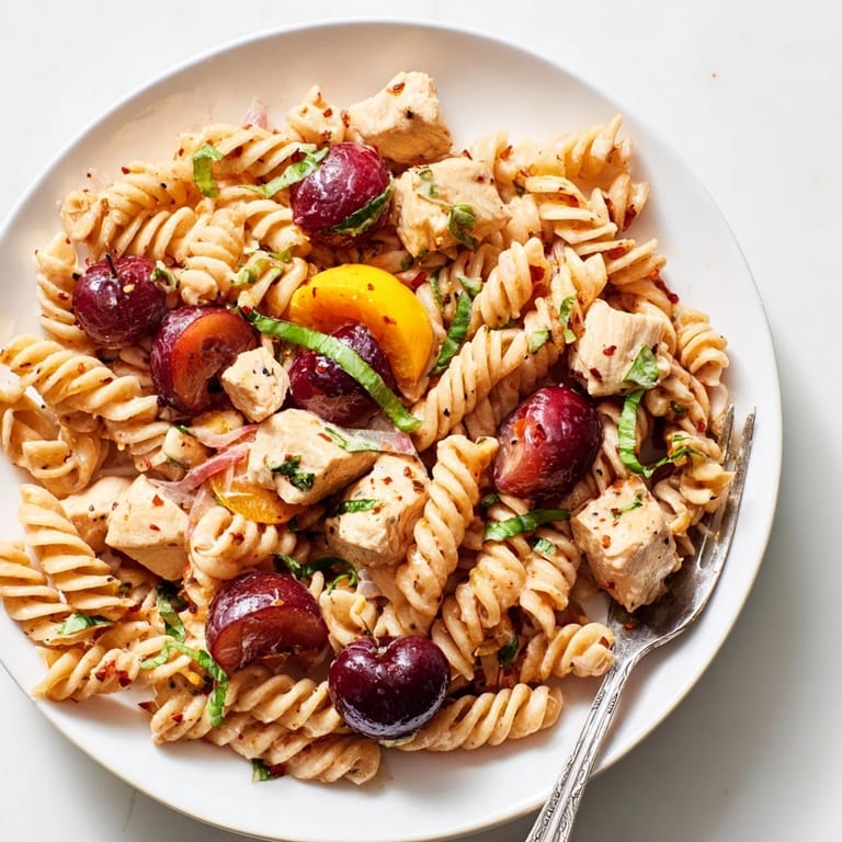 Easy weeknight Cherry Jalape&amp;ntilde;o Chicken Pasta recipe&amp;mdash;sweet heat, tender chicken, creamy sauce.