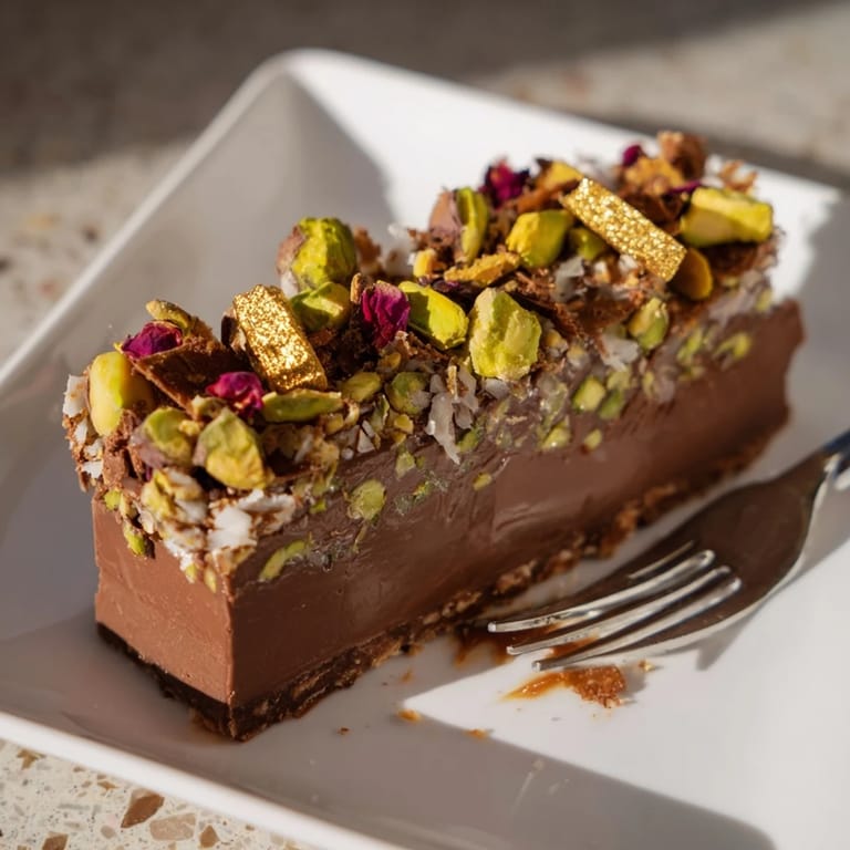 Indulge in rich chocolate bar inspired creations featuring crunchy pistachios and coconut.  