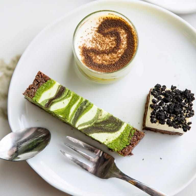 Decadent black sesame cheesecake bars arranged on a platter, perfect for sharing dessert.