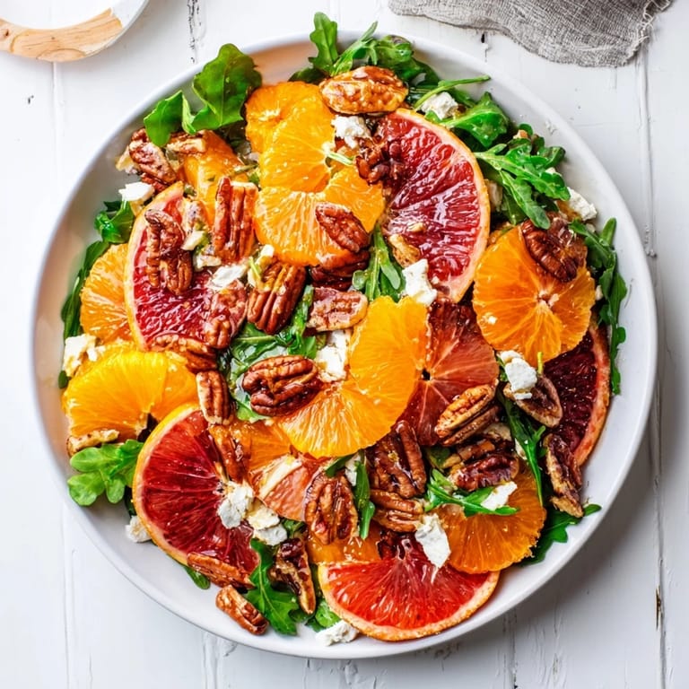 Prepare a refreshing Winter Citrus & Candied Pecan Salad: Imagine bright citrus segments and crunchy pecans.