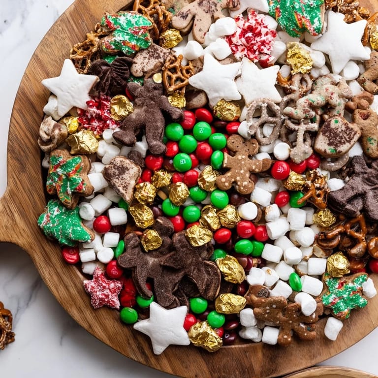 This tempting Santa's Sack Candy Avalanche features a beautiful assortment of candies sure to delight everyone.
