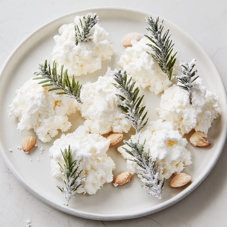 This gorgeous The Frosted Pine cheeseboard boasts sugared rosemary and almond pinecones for a holiday treat.