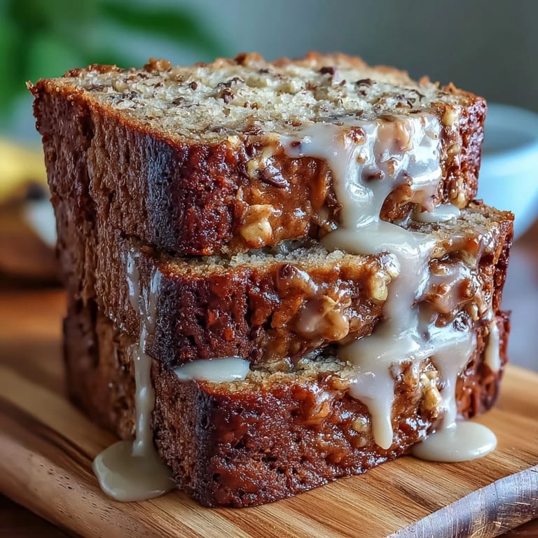 A slice of wholesome banana bread packed with protein, featuring a tender crumb and a hint of cinnamon, perfect for breakfast.