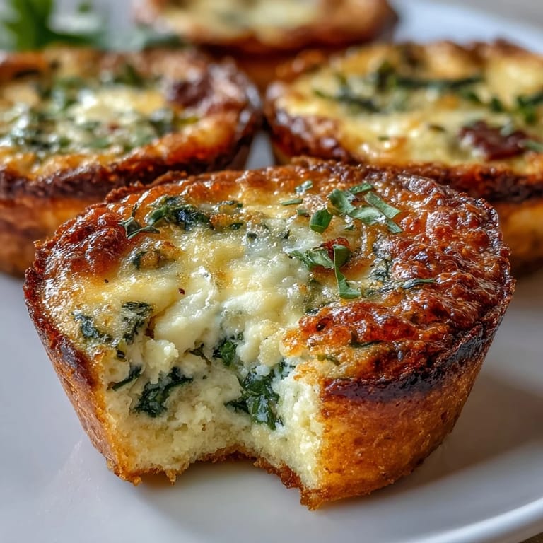 Golden mini quiches with a flaky crust and savory cheese filling, served warm at a festive bridal brunch gathering.